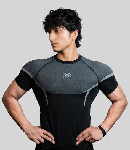 PHANTOM SEAMLESS T-SHIRT GREY
