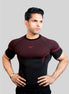 PHANTOM SEAMLESS T-SHIRT CARMINE RED