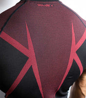 PHANTOM SEAMLESS T-SHIRT CARMINE RED
