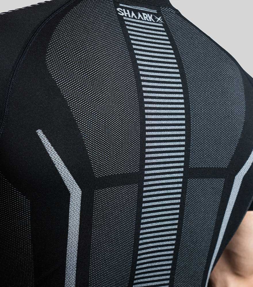 PHANTOM SEAMLESS T-SHIRT GRAPHITE GREY