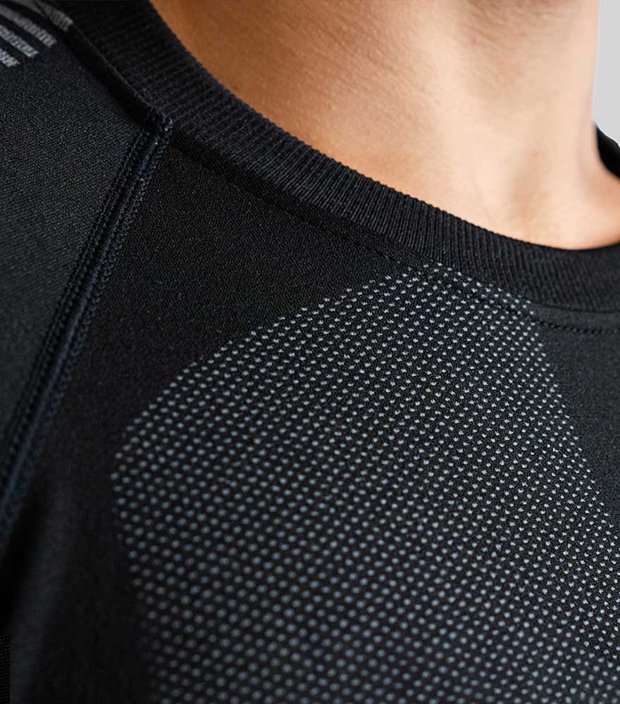 PHANTOM SEAMLESS T-SHIRT GRAPHITE GREY