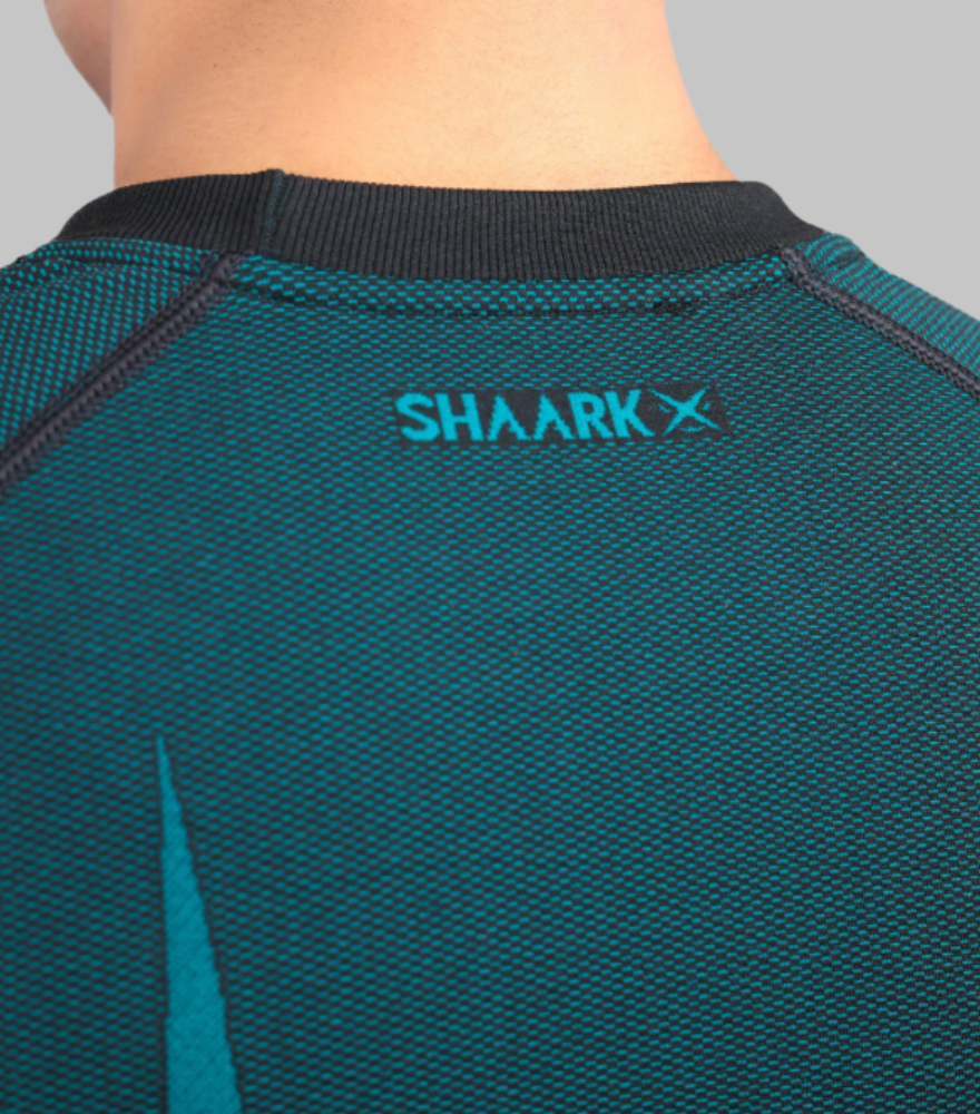 PHANTOM SEAMLESS T-SHIRT TEAL BLUE FULL SLEEVES