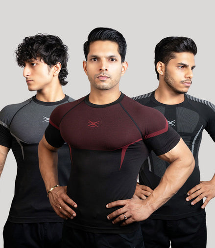 PHANTOM SEAMLESS T-SHIRT -  PACK OF 3