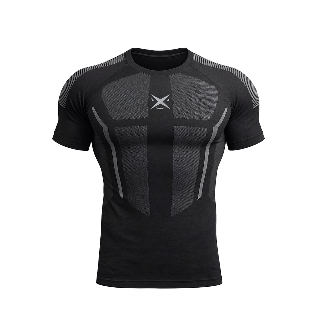 PHANTOM SEAMLESS T-SHIRT GRAPHITE GREY