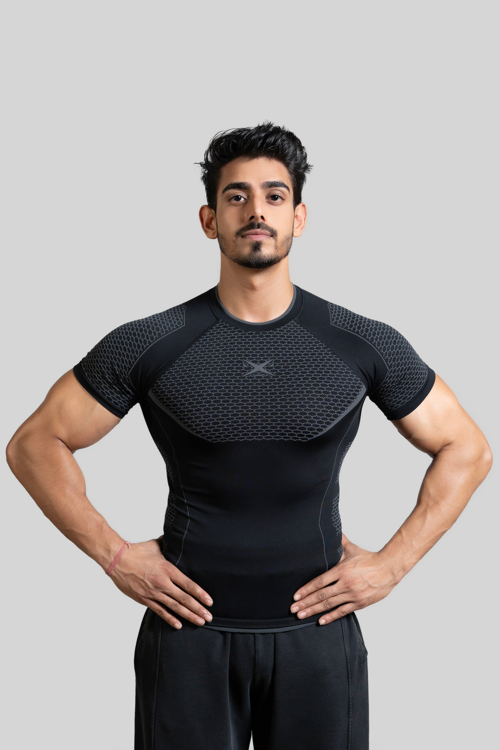 SHAARKX PHANTOM 2.0 SEAMLESS T-SHIRT - GREY