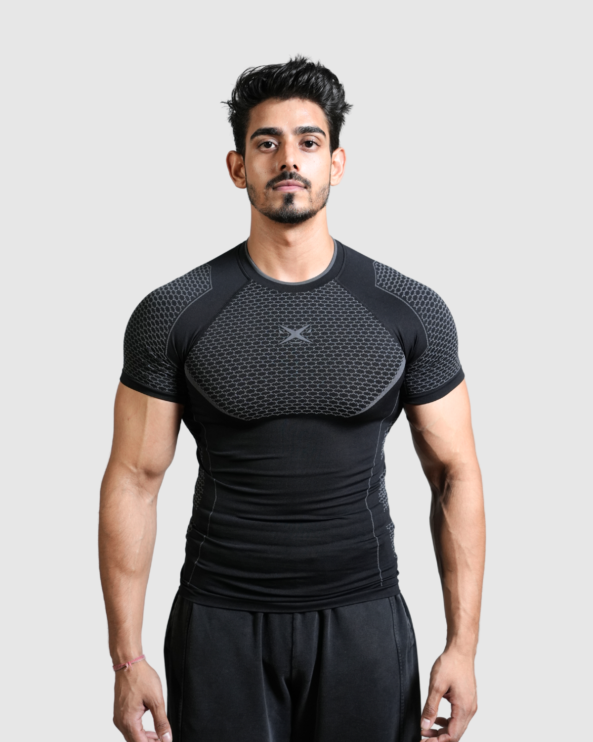 SHAARKX PHANTOM 2.0 SEAMLESS T-SHIRT - GREY